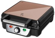 Berlinger Haus BH-9452 Ηλεκτρική Βαφλιέρα για 4 βάφλες 1100W Metallic Line Rose Gold Collection