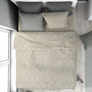 Παπλωματοθήκη Μονή (160x240) Dimcol Άρτεμις 702 Beige