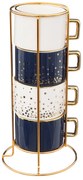 Φλυτζάνια Καφέ 170ml Με Σταντ (Σετ 4τμχ) S-D Stars 194112
