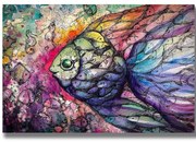 Πίνακας Καμβάς 252SGH1483 100x70cm Multi Wallity Horizontal Ξύλο, Καμβάς