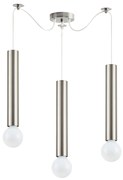 Φωτιστικό Οροφής  SE21-NM-5-NM3 ADEPT TUBE NICKEL MAT Nickel Matt Pendant+ - 51W - 100W - 77-8660