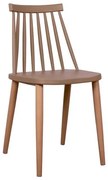 Καρέκλα Τραπεζαρίας HM8052.25 Vanessa Cappuccino 43x46,5x82Υ εκ. Σετ 4τμχ Metal, Polypropylene