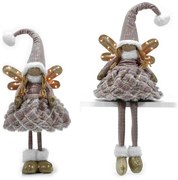 Χριστουγεννιάτικος Άγγελος Με Φως Ροζ Σε 2 Σχέδια