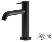 La Torre ELLE 316 Black Brushed PVD Μπαταρία Νιπτήρος με βαλβίδα