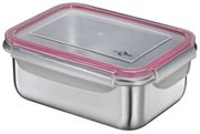 Φαγητοδοχείο 1001672800 1,8Lt-16x22x8,5cm Από Ανοξείδωτο Ατσάλι Silver Kuchenprofi Stainless Steel