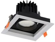 Σποτ Φωτιστικό Οροφής Χωνευτό LED 18W IP20 4000K Ασπρόμαυρο CL DIA 8721 Nowodvorski-8721-Μαύρο-Λευκό 8721
