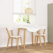 Καρέκλες τραπεζαρίας 2 τεμάχια από μασίφ ξύλο καουτσούκ