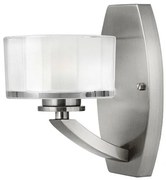 Απλίκα Φωτιστικό Τοίχου LED G9 3W IP20 3000K Νίκελ Meridian HK-MERIDIAN1 Elstead Lighting HK-MERIDIAN1 Νίκελ Ματ