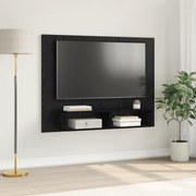 vidaXL Τηλεοπτική Κάβα Τοίχου Επιτοίχιο Μαύρη δρυς 120 x 23.5 x 90 εκ.