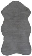 Χαλί Lapin Skin 04 Animal Shape Grey Βιοκαρπέτ 60X110cm