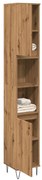 vidaXL Ντουλάπι μπάνιου Δρυς τεχνίτης 30x30x190 cm Κατασκευασμένο ξύλο