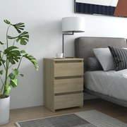 Κομοδίνο Sonoma Δρυς 40 x 35 x 62,5 εκ. από Επεξ. Ξύλο 806217