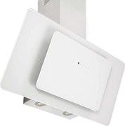 Pyramis Fiero Premium Λευκός Απορροφητήρας Επίτοιχος Inox-Λευκό Γυαλί 60 cm