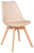 Καρέκλα Τραπεζαρίας (48x52.5x82) A-S Baya Beige 157166J