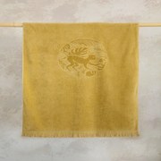 Πετσέτα Θαλάσσης Suntan Jacquard Ochre Nima Θαλάσσης 90x160cm 100% Cotton