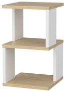 Κομοδίνο Carter 322RTC1636 29,6x29,6x49,4cm Oak-White