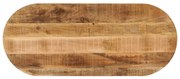 vidaXL Επιφάνεια Τραπεζιού Οβάλ 120x60x3,8 εκ Μασίφ Ακατ. Ξύλο Μάνγκο