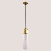 ΦΩΤΙΣΤΙΚΟ ΚΡΕΜΑΣΤΟ Φ10X40 1XE14 Max 7W ΔΙΑΦΑΝΟ/ΧΡΥΣΟ ARTE ILLUMINA CALLIOPE Eurolamp 144-40012