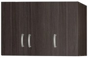 Πατάρι ντουλάπας Zelia pakoworld τρίφυλλο wenge eo 90x42x60εκ - 249-000042