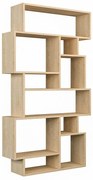 Βιβλιοθήκη Karmato χρώμα φυσικό 96x25,5x168,5εκ 96x25.5x168.5 εκ.
