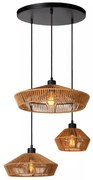 Φωτιστικό Οροφής Yunkai 10413/03/72 60x145cm 3xE27 60W Natural Lucide
