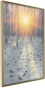 Αφίσα - Frosty Sunset - 40x60 - Χρυσό - Χωρίς πασπαρτού