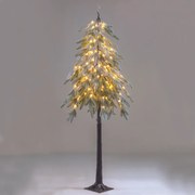 SNOWY GREEN PINE TREE 56 WW LED ΛΑΜΠ. ΑΝΤΑΠΤ:4,5V IP44 ΥΨΟΣ 120cm ΒΑΣΗ:17x17cm 5m ΚΑΛ ACA X10561446