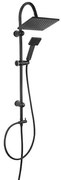 Στήλη Ντους Squerto NP22-BL 106cm Black Ferro Ατσάλι,Abs