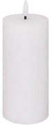 Διακοσμητικό Κερί LED Molia Atmosphera με διαστάσεις 7x7x18cm - White