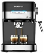 Rohnson R-990 Μηχανή Espresso 850W Πίεσης 20bar Μαύρη