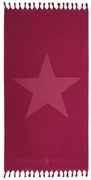 Πετσέτα Θαλάσσης - Παρεό 2891 Red Greenwich Polo Club Beach 90x170cm 100% Βαμβάκι