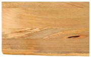 vidaXL Επιφάνεια Τραπεζιού 60x20x2,5 εκ. Live Edge Μασίφ Ξύλο Μάνγκο