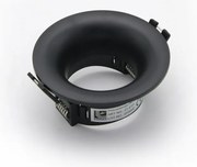 Adeleq Σποτ Πολυκαρμπονικό Στρογγυλό Κοιλό Βαθύ Σταθερό Gu10 Μαύρο 21-4701