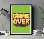 Πόστερ &amp; Κάδρο Game Over Green GM122 21x30cm Εκτύπωση Πόστερ (χωρίς κάδρο)