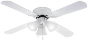 Muhler MCF-4262W Ανεμιστήρας Οροφής 107cm με Φως Λευκός