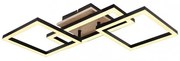 Πλαφονιέρα Φωτιστικό Οροφής LED 24W Μαύρο Bossy 67284-24 Globo Lighting 67284-24 Μαύρο
