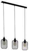 Φωτιστικό Οροφής-Ράγα 'Wrington 43333 Black Eglo Metal