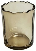 Κηροπήγιο Ρεσώ 00.03.32551 Φ5,2x6,4cm Brown Glass
