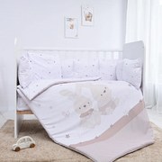 Σετ Προίκας Μωρού κούνιας 5τεμ. 70x140cm  Beige Honey Bunny   20800086501  Lorelli