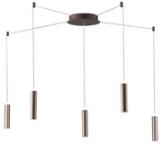 Φωτιστικό Οροφής Led-Candle-PL5 4000K 1900lm Bronze Luce Ambiente Design Aluminium