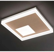 Φωτιστικό Οροφής - Πλαφονιέρα 6855 OR CT 48W Led 51x51x8,5cm Gold Perenz Μέταλλο,Ακρυλικό