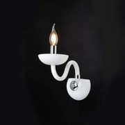 Φωτιστικό Επίτοιχο Aca BLK82181WWC LUNARIA Λευκό (White)