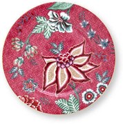 ΠΙΑΤΟ ΓΛΥΚΟΥ Δ17cm PIP STUDIO - FLOWER FESTIVAL 51001294 (DARK PINK)