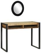 vidaXL Καθρέφτης με Τουλάπι 100x50x75 εκ Solid Rough Wood Mango