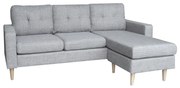 LIANA S GREY ΥΦΑΣΜΑ ΓΩΝΙΑ 185Χ126X84εκ. ZITA PLUS 185Χ126X84εκ.
