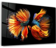 Πίνακας Γυάλινος 672BRS5810 110x70cm Multi Wallity Οριζόντιοι Γυαλί