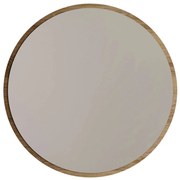 Καθρέπτης Τοίχου 552NOS2206 60x2,2x60cm Walnut Aberto Design Particle Board, Melamine