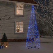 vidaXL Χριστουγεννιάτικο Δέντρο Κώνος 1400 LED Μπλε 160 x 500 εκ.