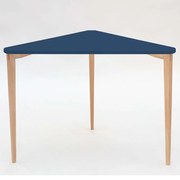 Γραφείο Γωνιακό Naja NAJAOBE15 114x85x75cm Navy Blue-Beech