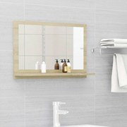 Καθρέφτης Μπάνιου Sonoma Δρυς 60 x 10,5 x 37 εκ. Επεξ. Ξύλο 804565